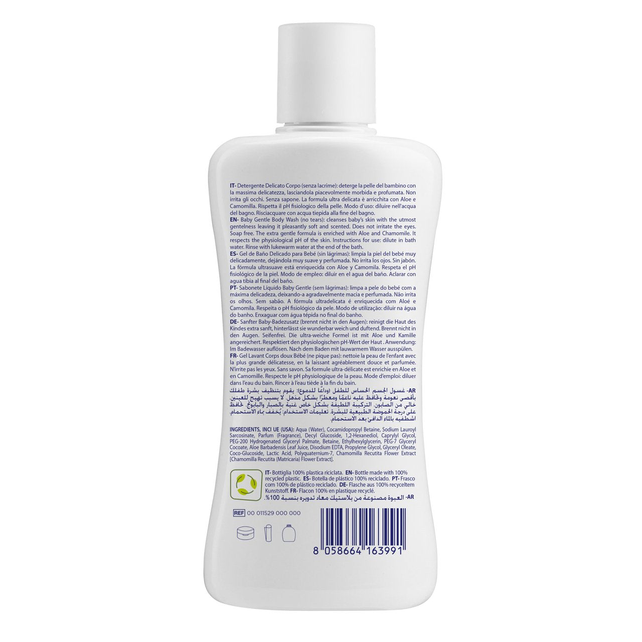 Chicco Natural Sensation Gentle Body Wash 200ml 00011529000000
