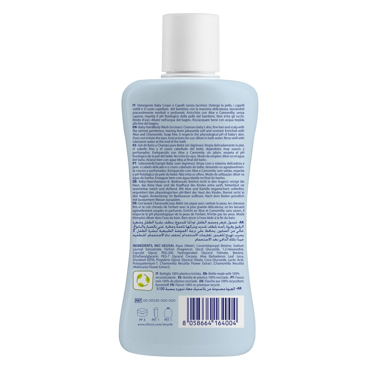 Chicco Natural Sensation Hair & Body Wash 200ml 00011530000000