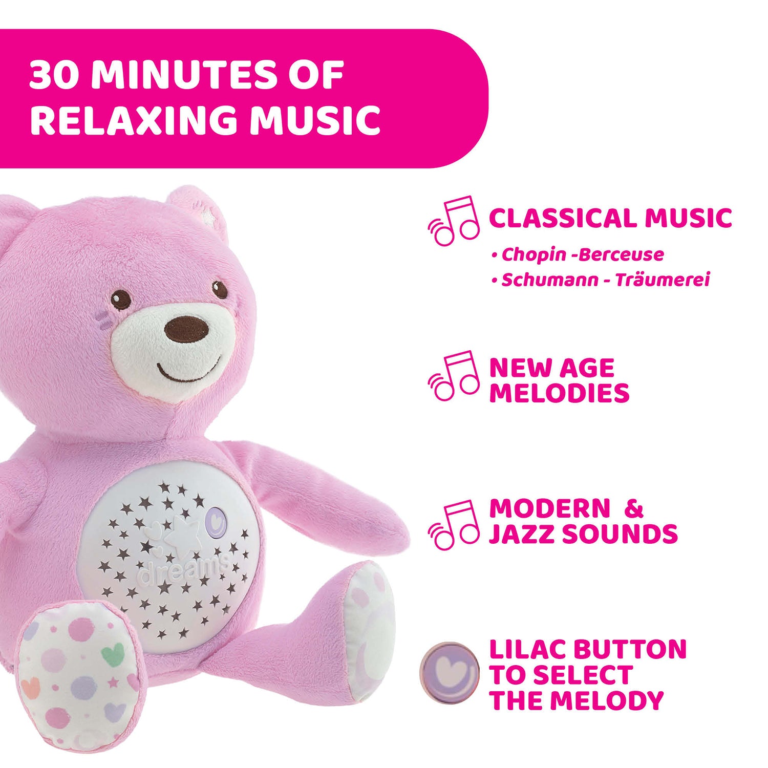 Chicco Baby Bear Bedside Projector 00008015100000