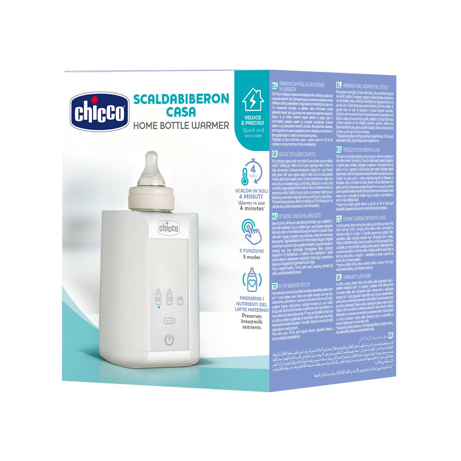 Chicco Home Bottle Warmer Digital Display