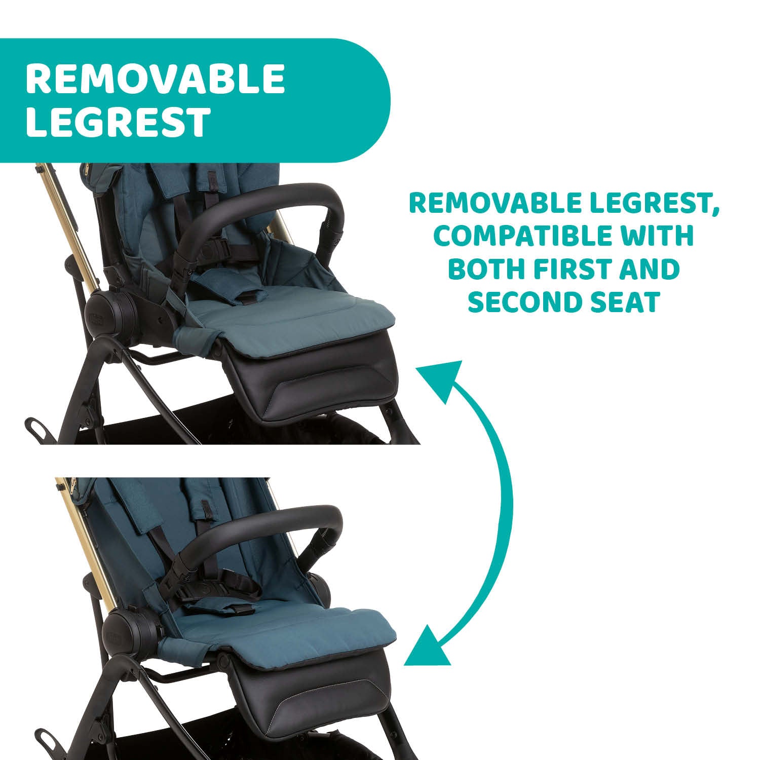 Chicco One4Ever 2-Ways Facing Stroller Lightweight 079881-792