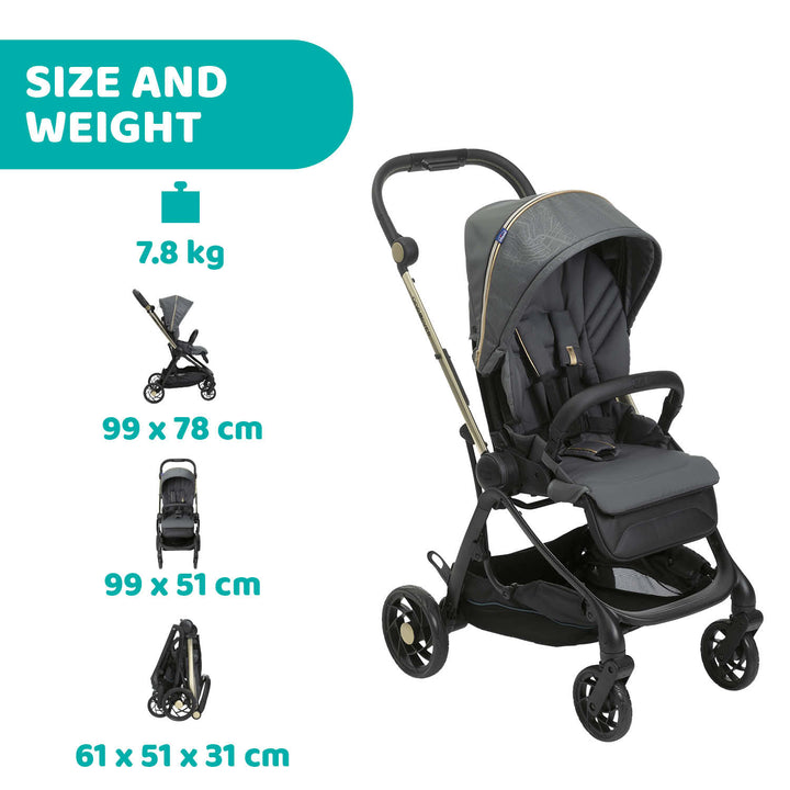 Chicco One4Ever Stroller City Map RE_LUX