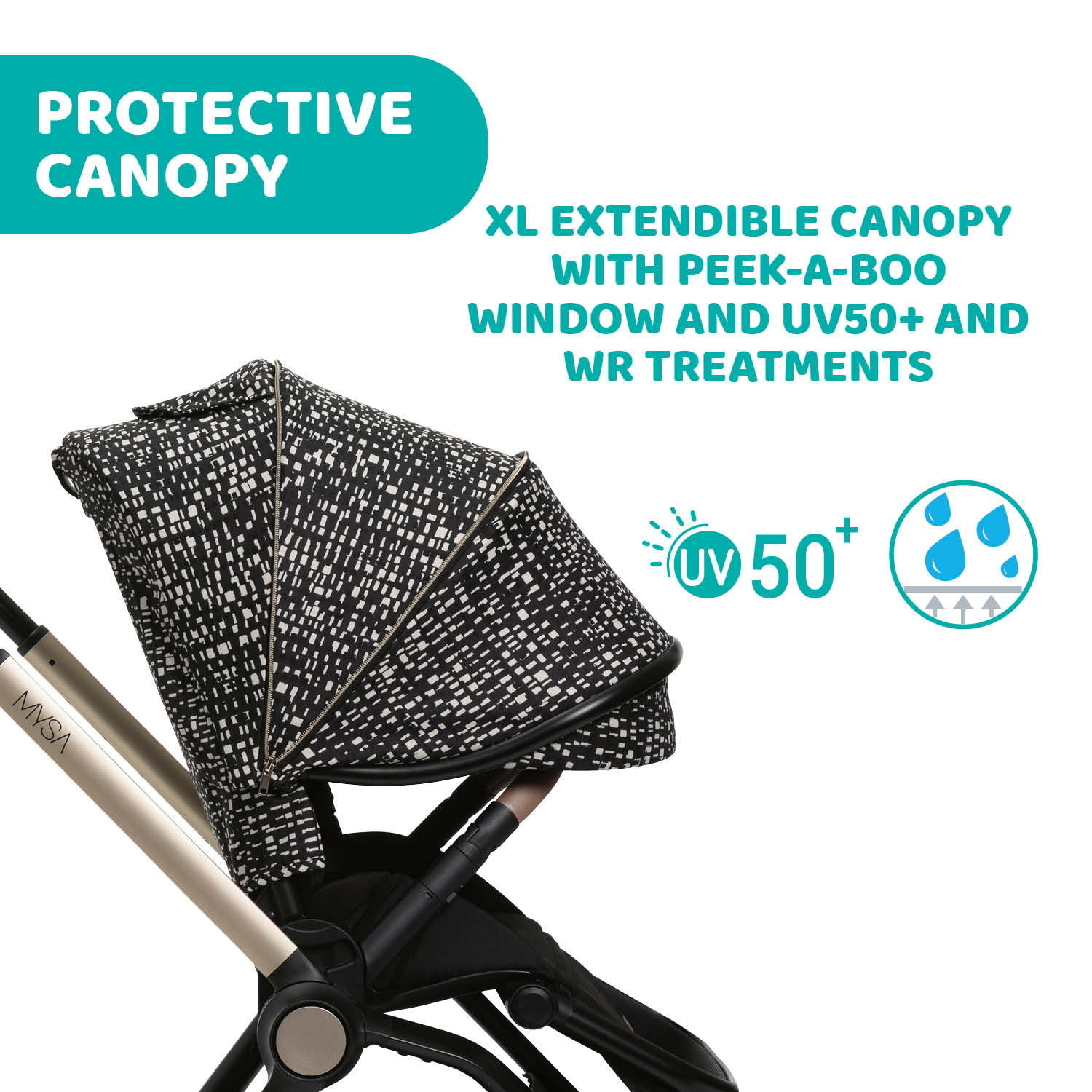 Chicco Mysa Glam Dew Re_Lux Stroller 06087026320000