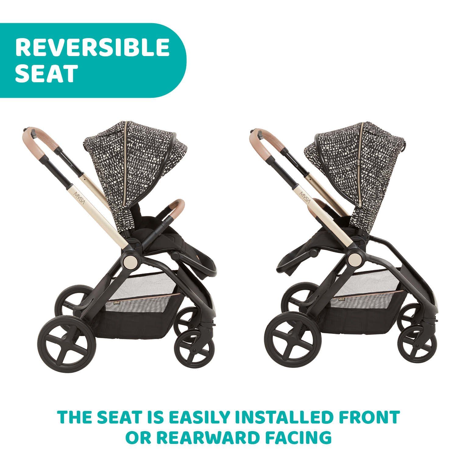 Chicco Mysa Glam Dew Re_Lux Stroller 06087026320000