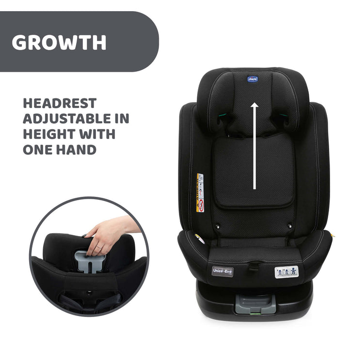 Chicco Unico Evo I-size Car Seat Black 06087030950000
