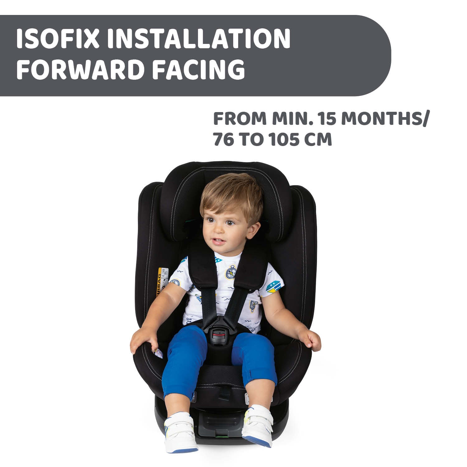 Chicco Unico Evo I-size Car Seat Black 06087030950000