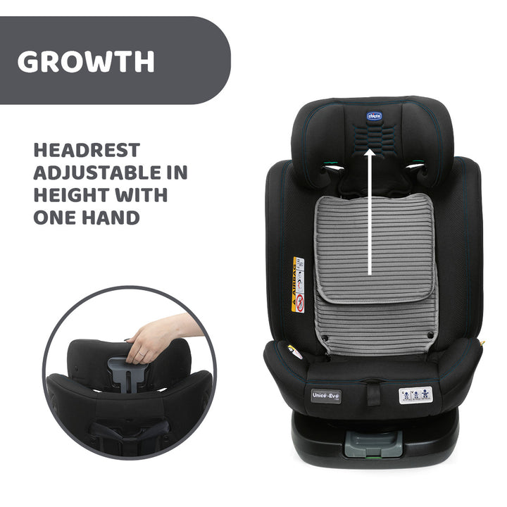 Chicco Unico Evo I-size Air Car Seat Black Air 04087031720000