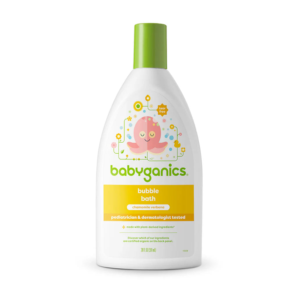 Babyganics bubble bath, 591ml, chamomile verbena