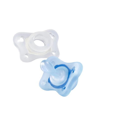 Chicco Mini Soft Silicone Soother 2PCS Boy 00073221210000