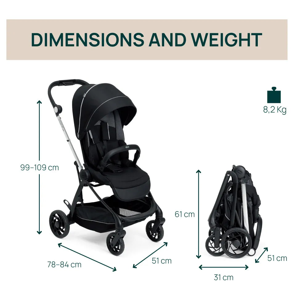 Chicco One4ever Lounge Stroller 06087109120000
