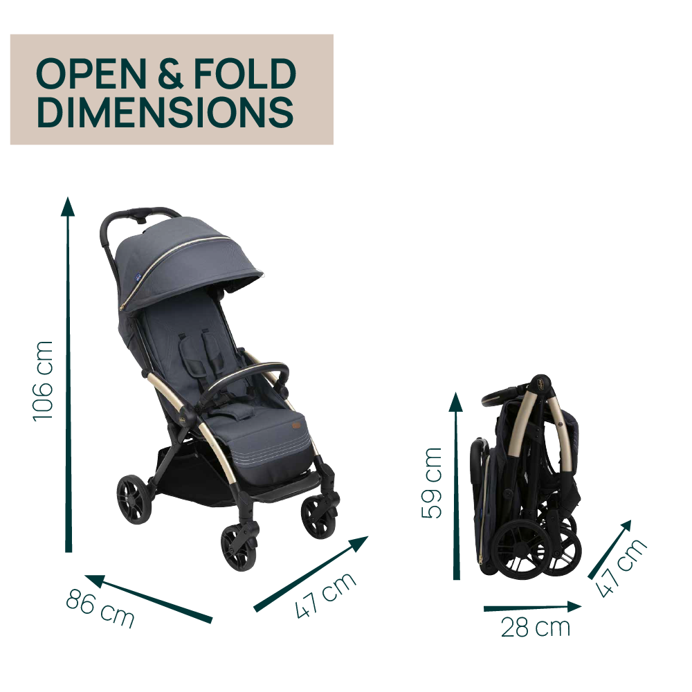 Chicco Goody XPlus Auto Fold Stroller 07087040270000
