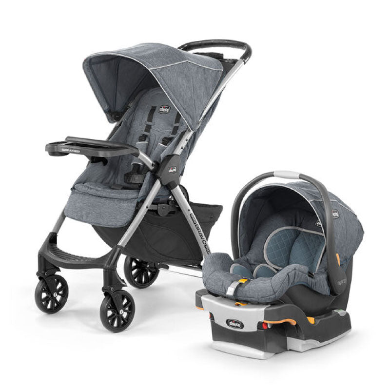 Chicco Mini Bravo Plus Travel System Slate 00079660040070