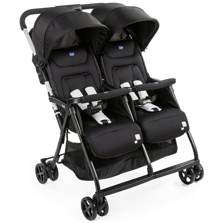 Chicco OHlalà Twin Double Stroller Black Night 07079279410000
