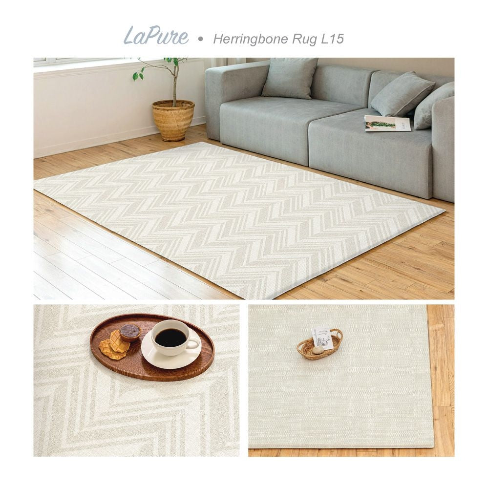 LaPure Herringbone Rug (size L15)