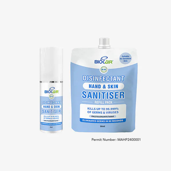 BioCair Disinfectant Hand & Skin Sanitiser Set