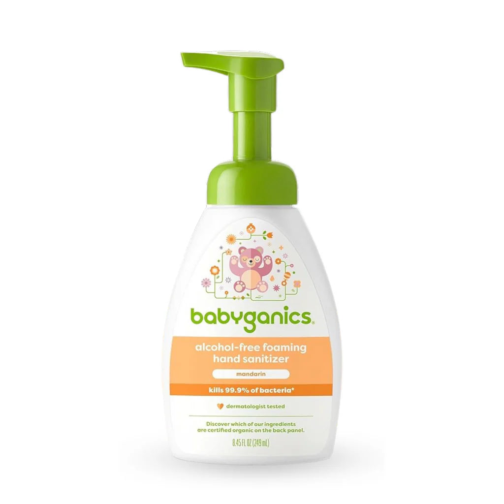 Babyganics alcohol-free foaming hand sanitizer, mandarin