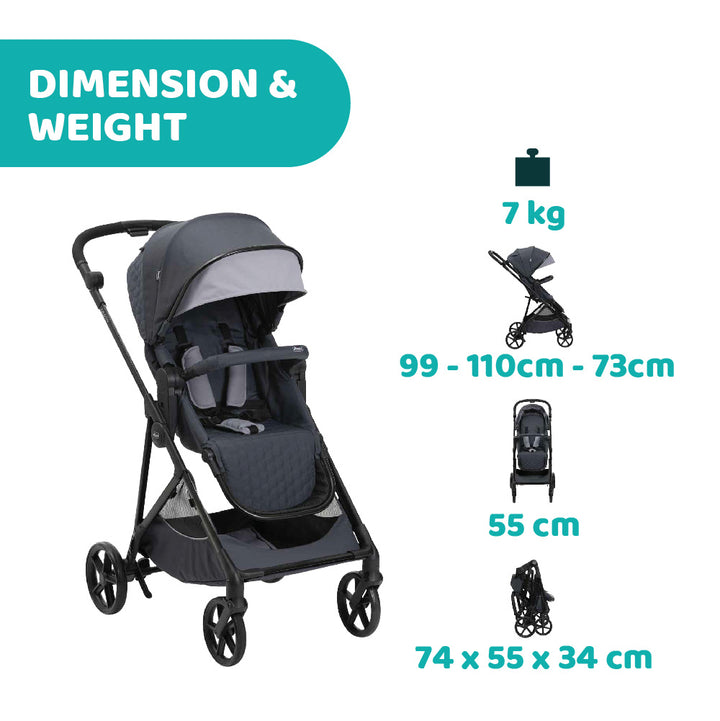 Chicco Seety Stroller Lightweight Two Ways Facing 04087097530000