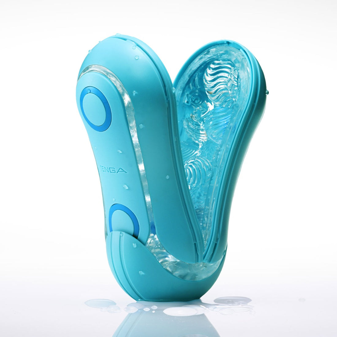 Tenga Flip Orb Reusable Male Masturbator (Ocean Blue/Sunset Orange)