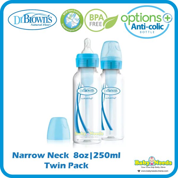 Dr. Brown’s 250ml PP Options+ Narrow-Neck Baby Bottle (Assorted Designs)