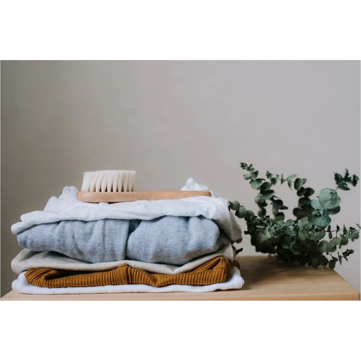 Haakaa Goat Wool Baby Hair Brush | Little Baby.