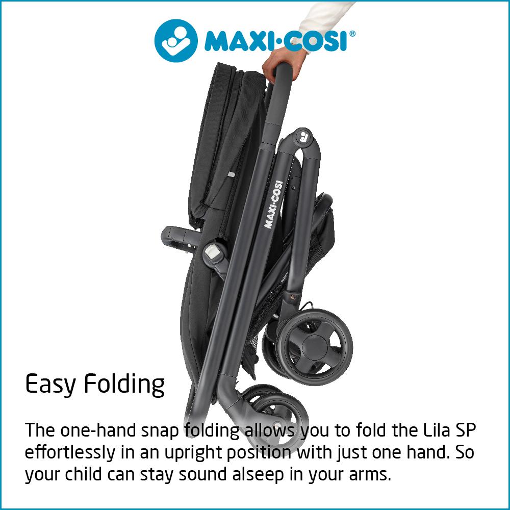 Maxi-Cosi LILA SP Stroller - Essential Black (6m-48m) (0-22kg) | Little Baby.