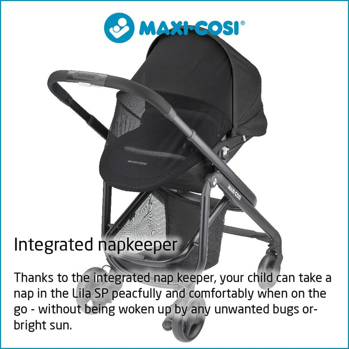 Maxi-Cosi LILA SP Stroller - Essential Black (6m-48m) (0-22kg) | Little Baby.