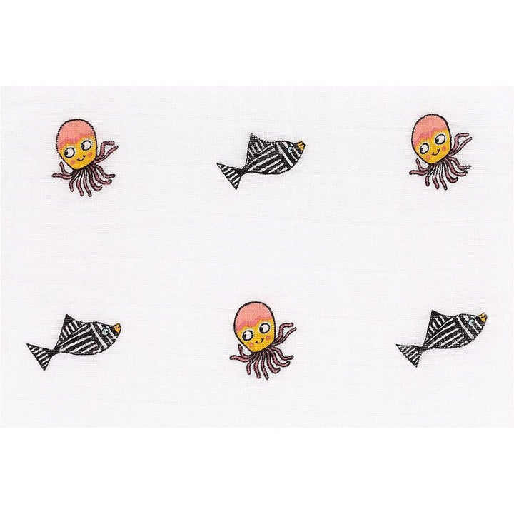 JellyCat Sea Tails Pair Of Muslins | Little Baby.