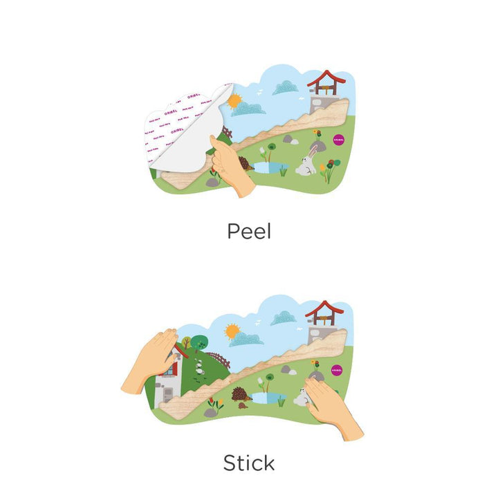 Oribel VertiPlay Wall Toy: Jack and Jill | Little Baby.