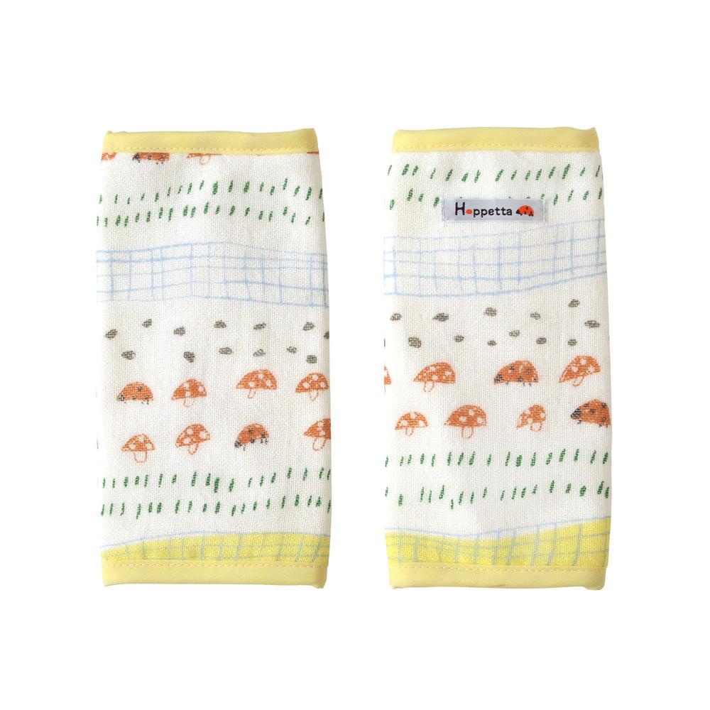 Hoppetta Tanta Fluffy Gauze Drool Pad - Ladybug | Little Baby.