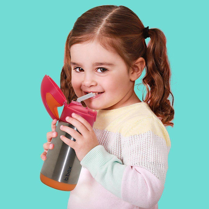B.Box Insulated Drink Bottle - Strawberry Shake | Little Baby.