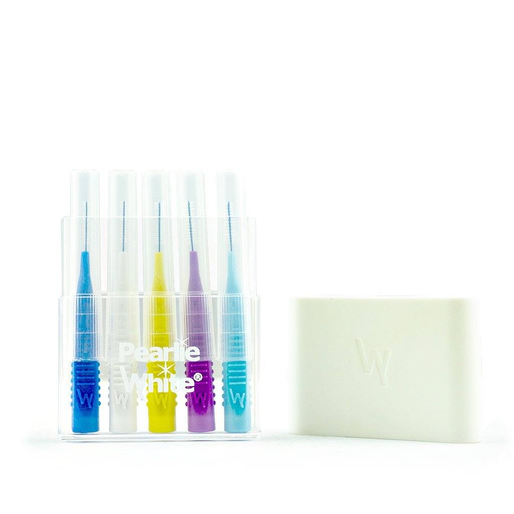 Compact Interdental Brush | Variety Kit - 5 Interdental Brushes with Travel Case | Little Baby.