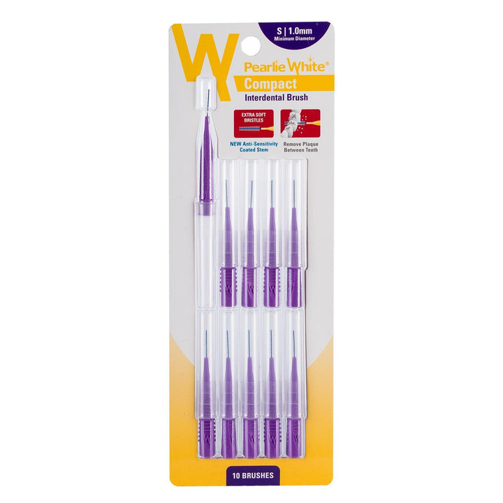 Compact Interdental Brushes | - Pack of 10s | Little Baby.