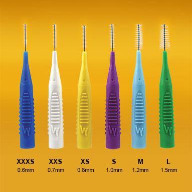 Compact Interdental Brushes | - Pack of 10s | Little Baby.