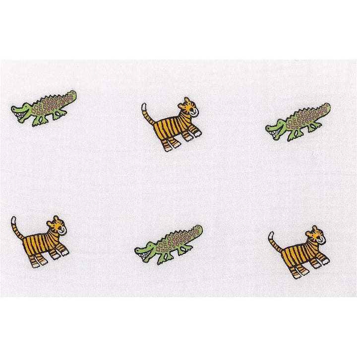 JellyCat Jungly Tails Pair Of Muslins | Little Baby.