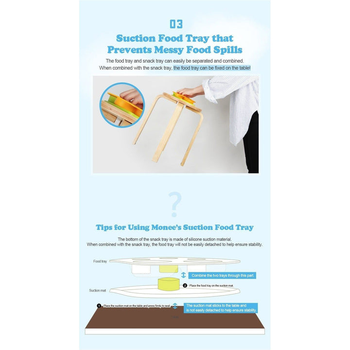 Monee Kids Food Plate - Yellow | Little Baby.