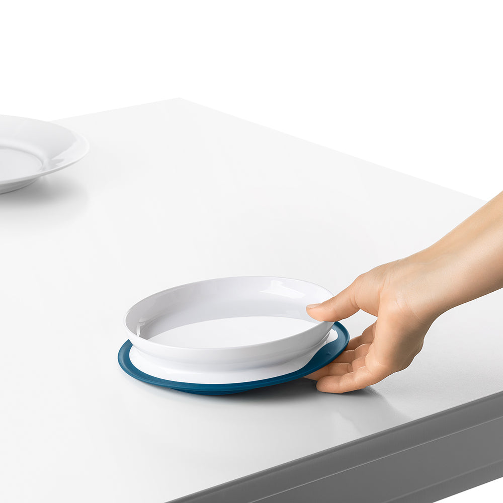 OXO TOT Stick & Stay Suction Plate - Navy | Little Baby.
