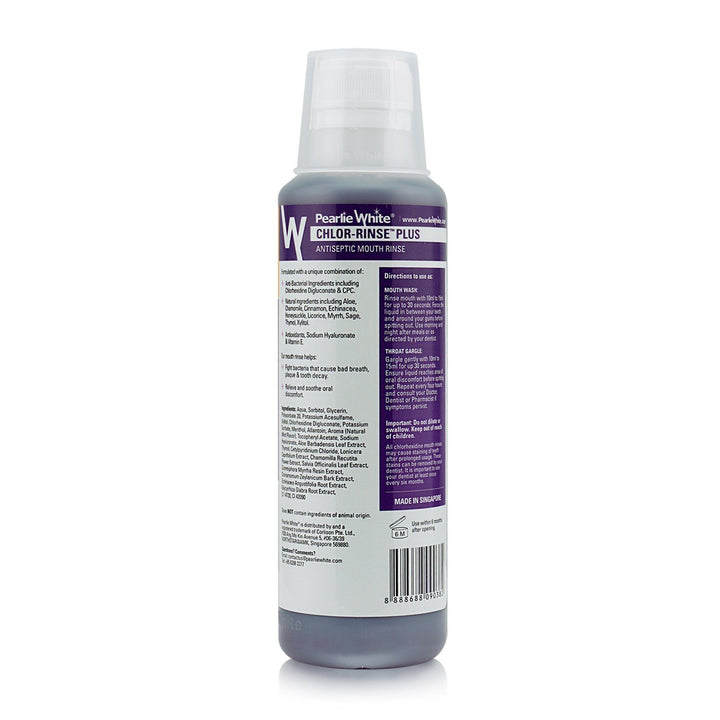 Chlor-Rinse Plus | Alcohol Free Antiseptic Mouth Rinse 250ml | Little Baby.