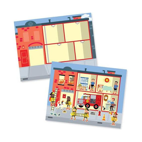 Melissa & Doug Reusable Sticker Pad - Town | Little Baby.