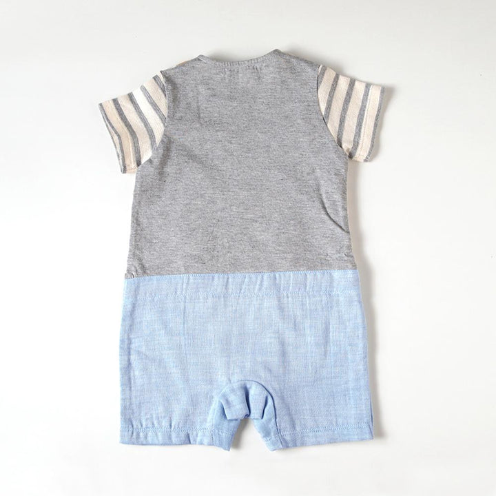 Hoppetta Rompers for Boys -Gray | Little Baby.